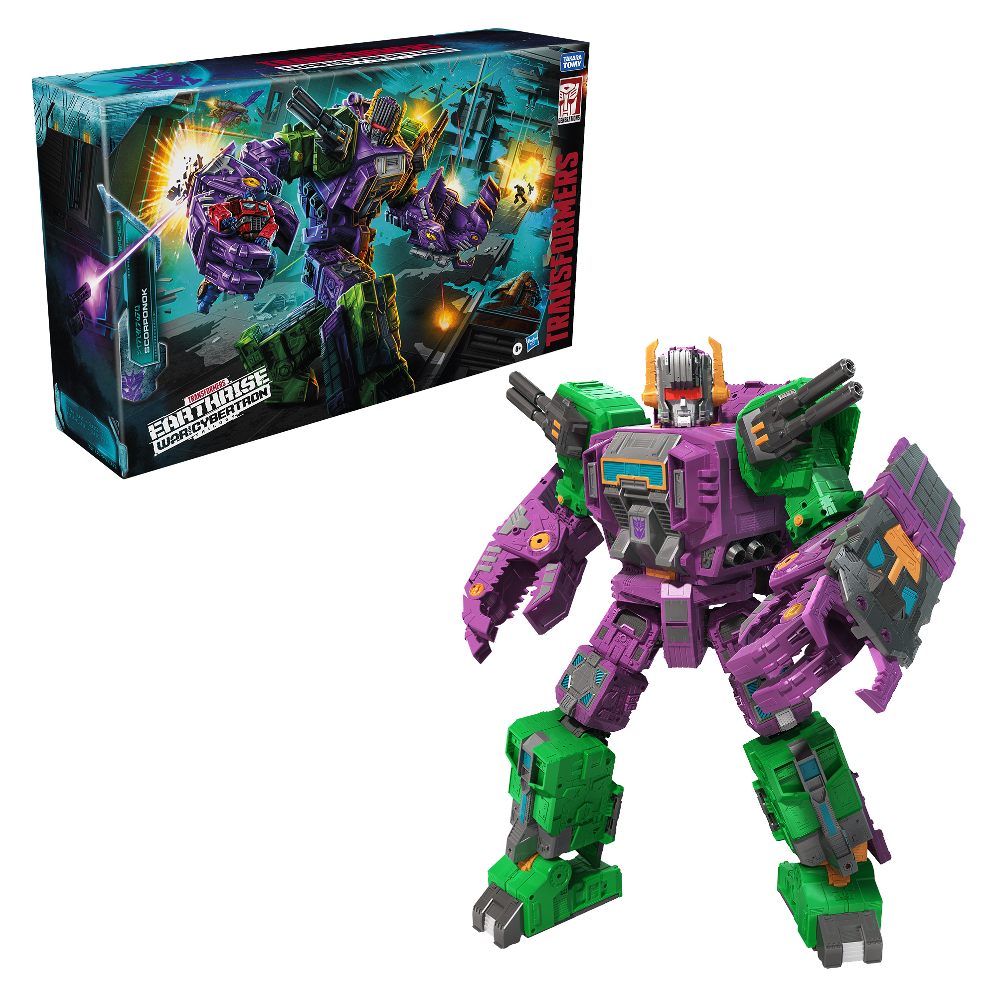 Transformers Generations War for Cybertron Earthrise Titan WFC-E25 Scorponok
