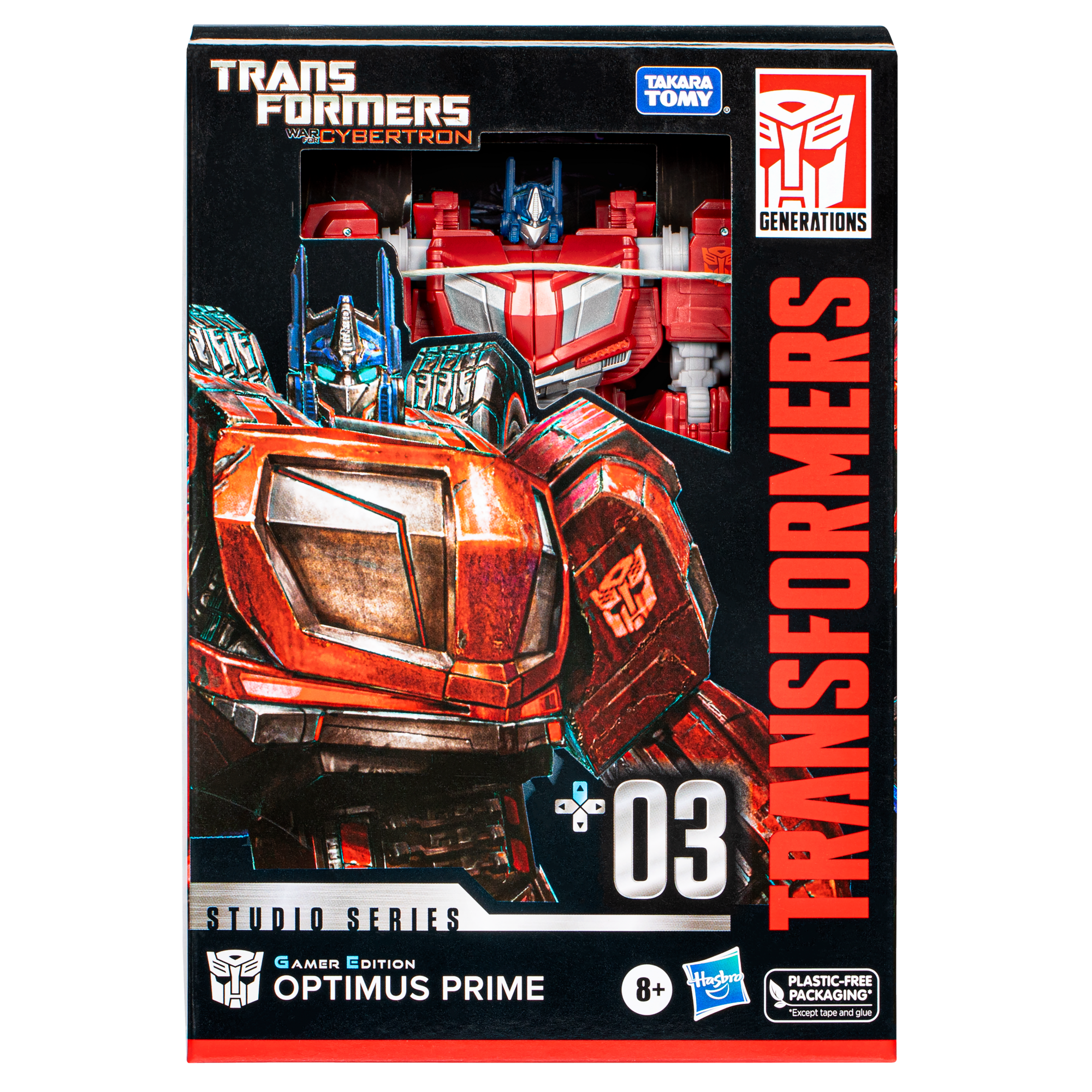 Transformers Studio Series Voyager 03 Gamer Edition Optimus Prime Action Figure