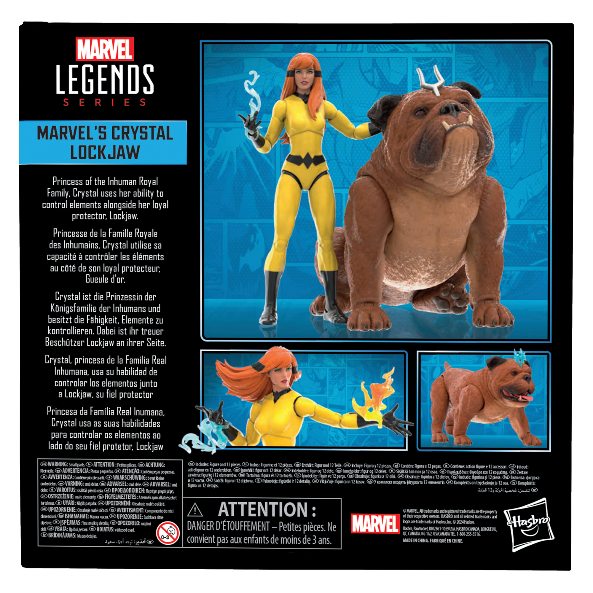 Marvel Legends Series Marvel's Crystal and Lockjaw