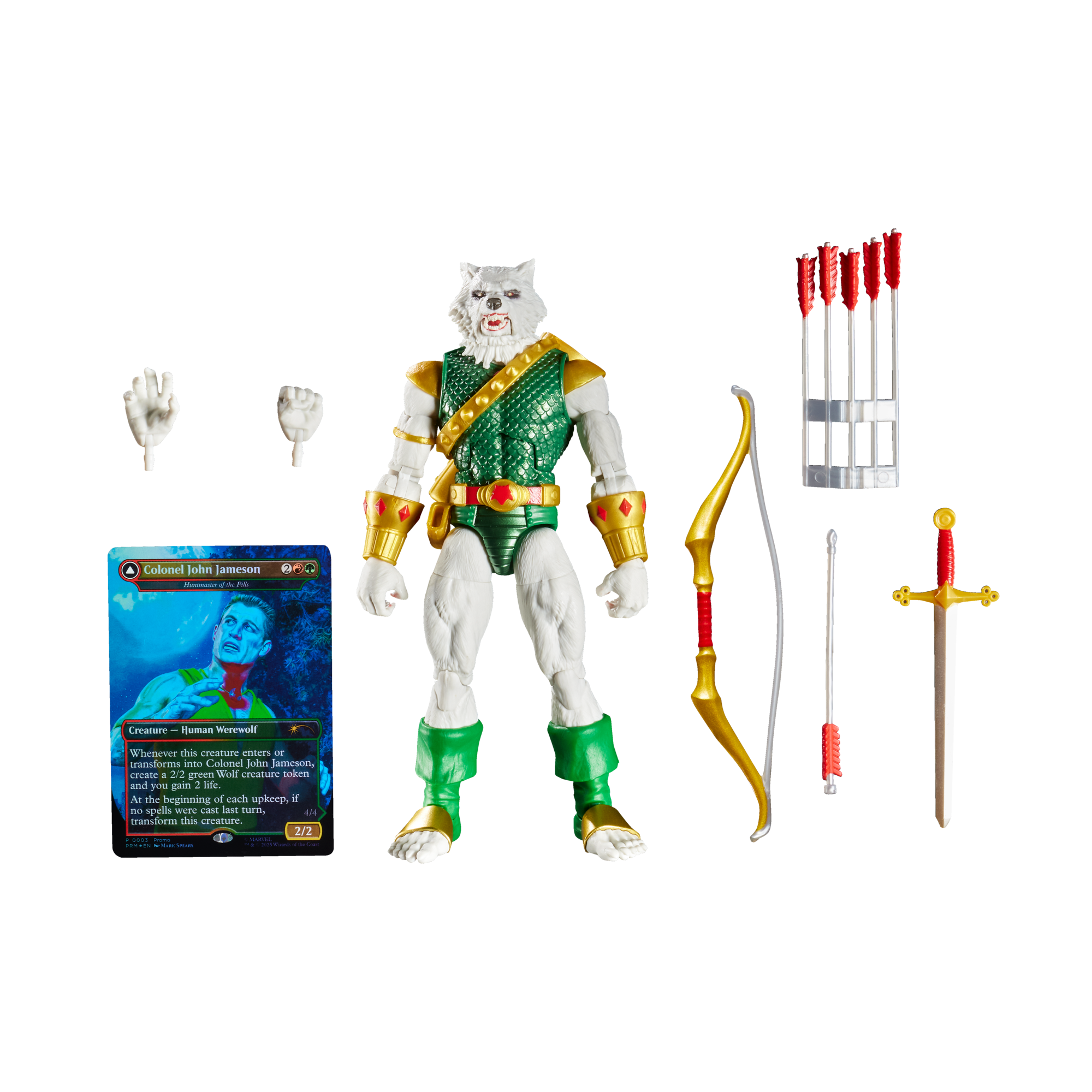 Marvel Legends Series Magic: The Gathering Man-Wolf