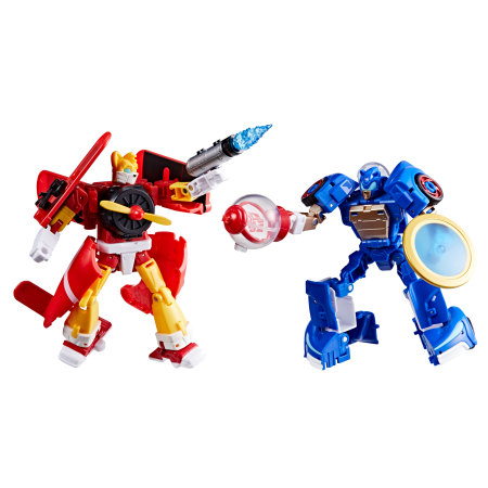 Transformers Collaborative Sonic the Hedgehog x Transformers Wingtail and Blue Booster Action Figures