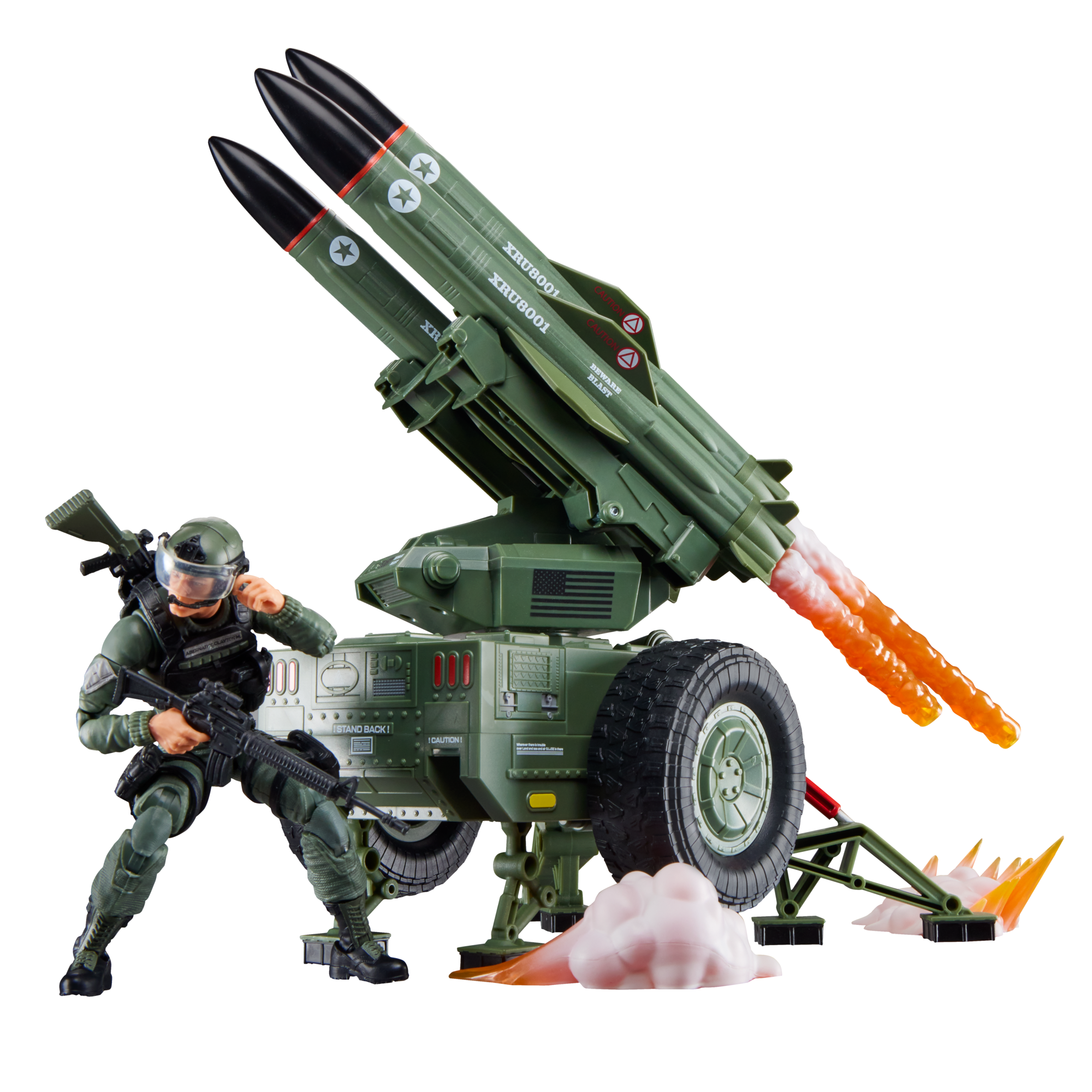 G.I. Joe Classified Series #182, Clayton “Hawk” Abernathy with M.M.S. (Mobile Missile System)