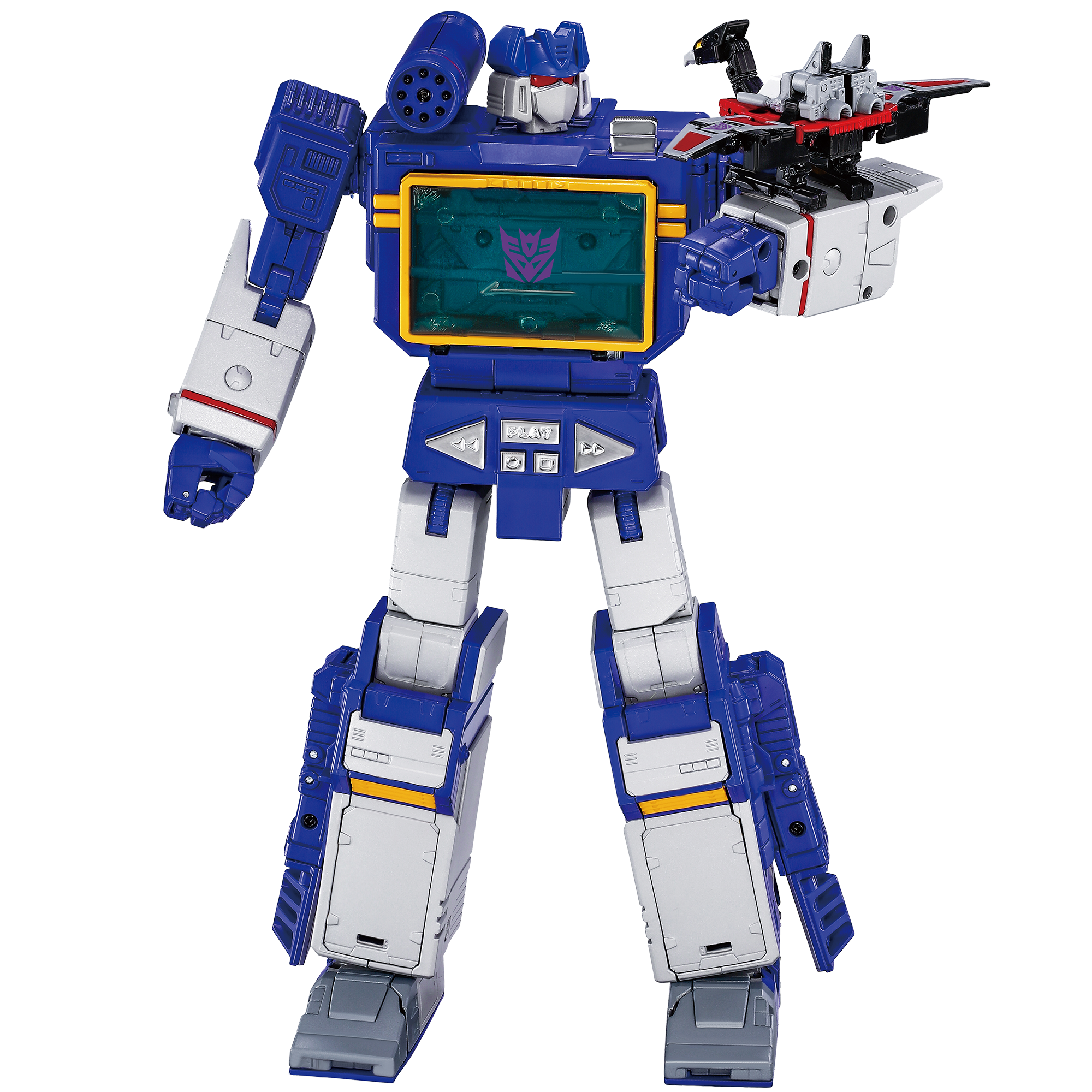 Transformers Takara Tomy MPG-19 Soundwave and Condor (Laserbeak)