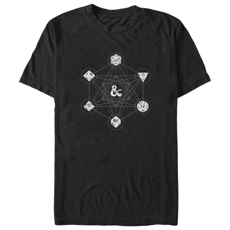 Dungeons & Dragons 6 DIE Men's T-Shirt