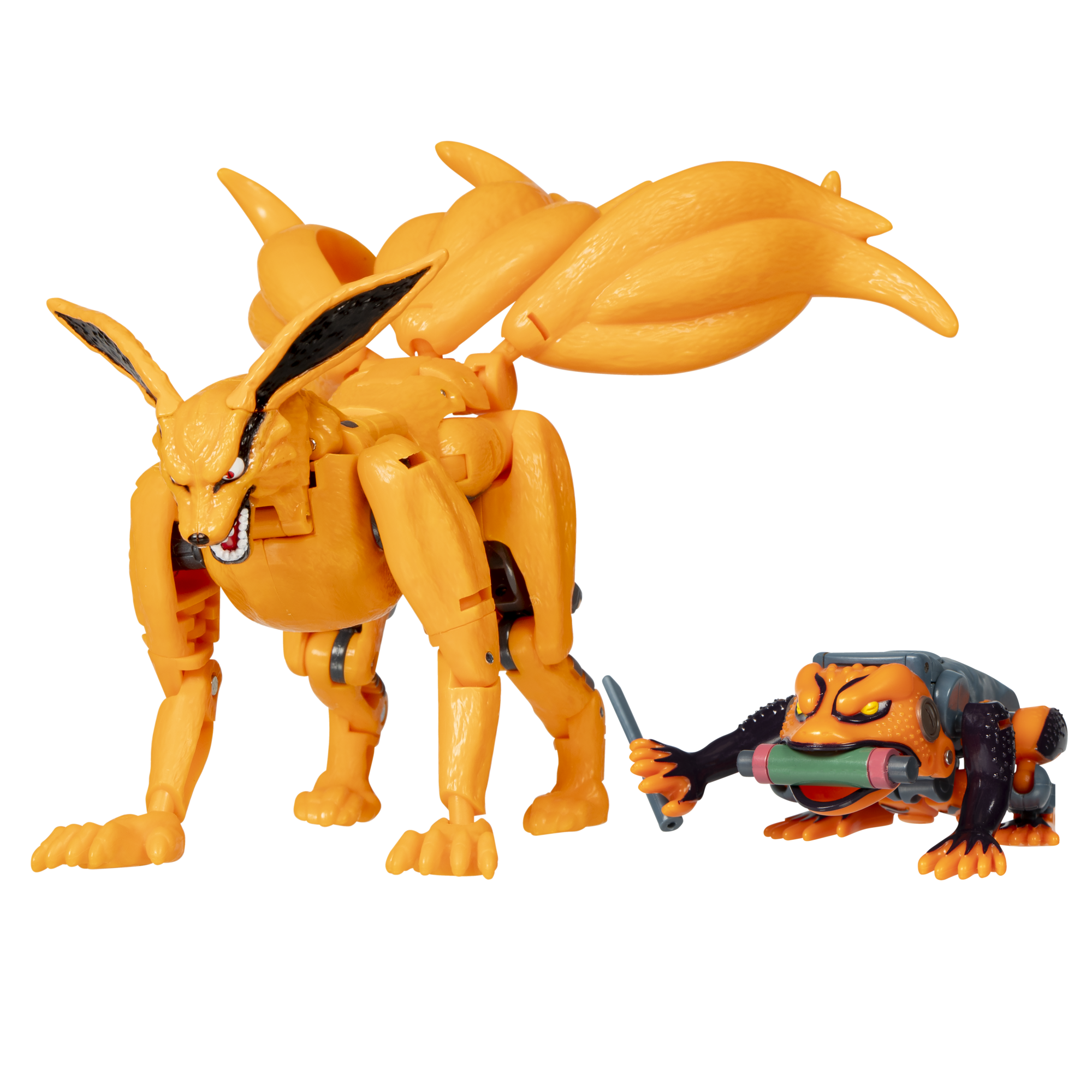 Transformers Collaborative NARUTO SHIPPUDEN x Transformers Kurama and Gamakichi